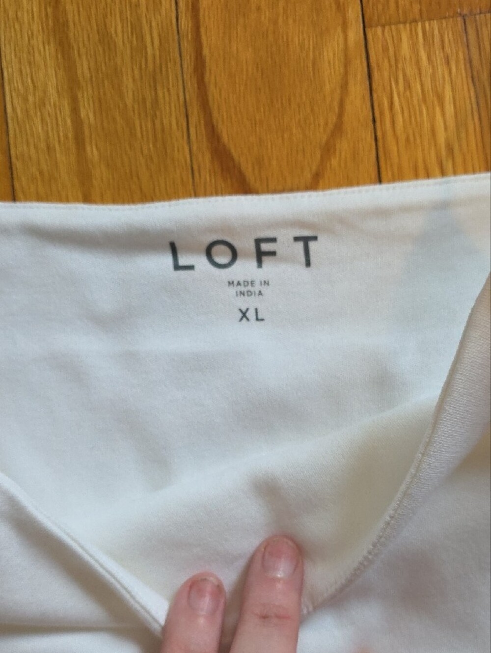 LOFT Cream High-Neck Spaghetti Strap Cami - Picture 3 of 6